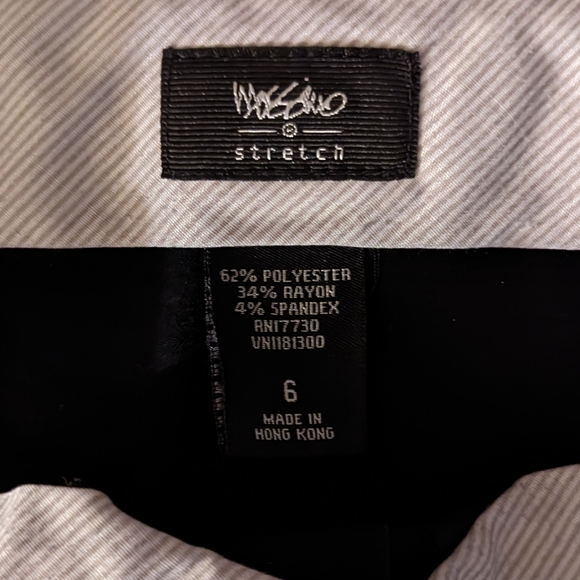 Mossimo Cropped Pants, Black- Size 6 - Picture 6 of 7